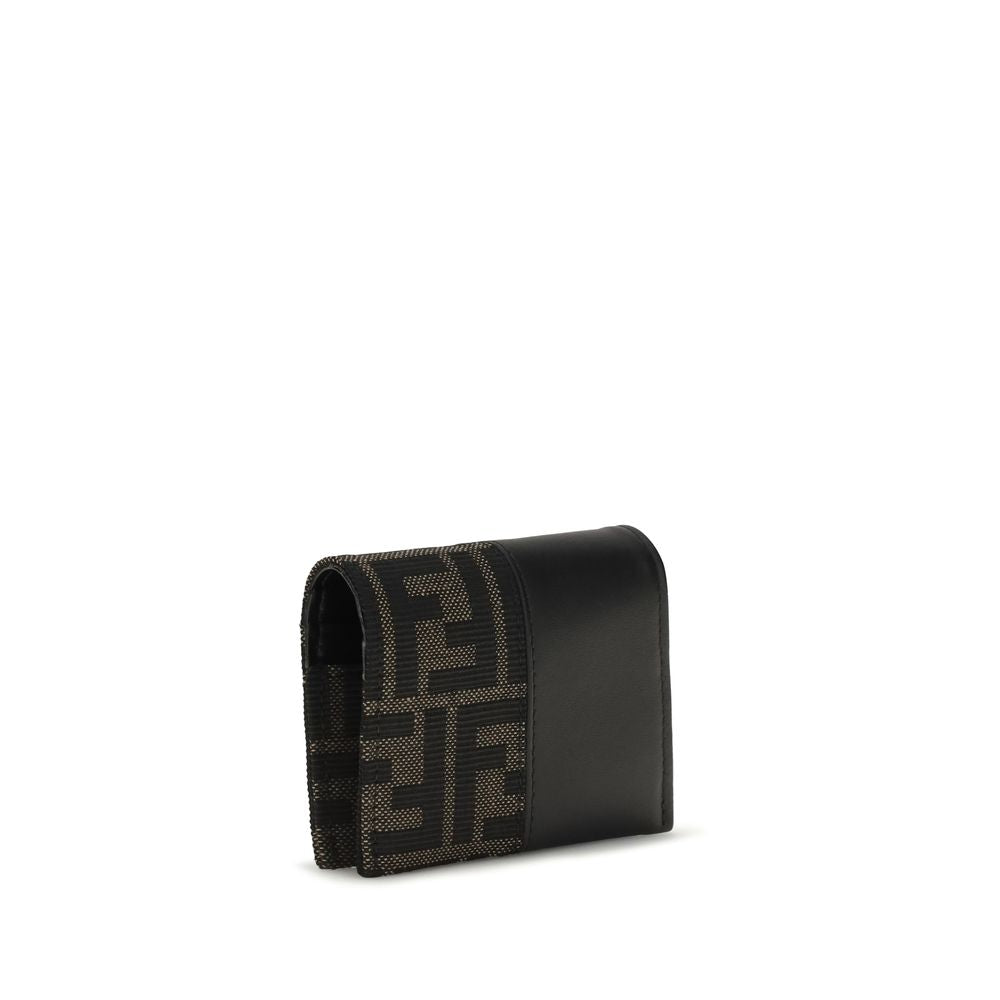 Fendi Brown Calf Leather Wallets