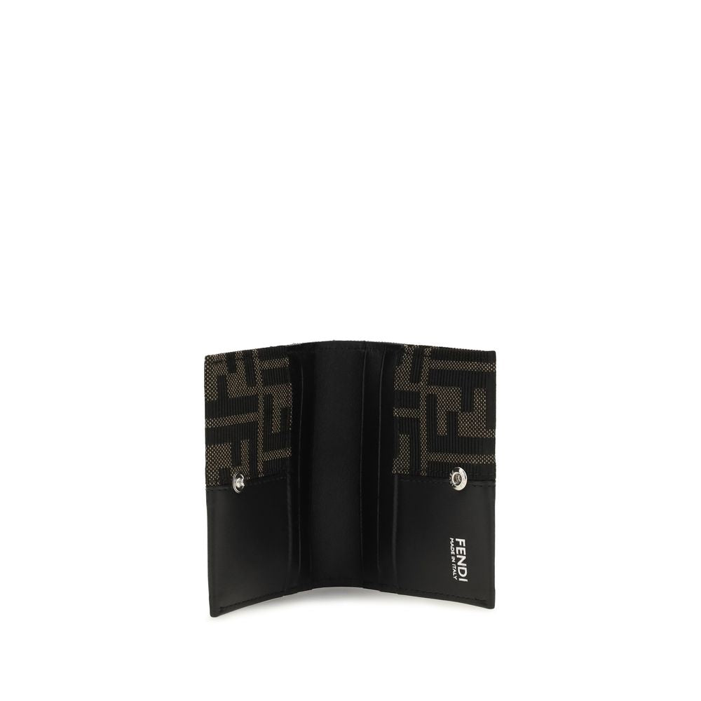 Fendi Brown Calf Leather Wallets