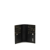 Fendi Brown Calf Leather Wallets
