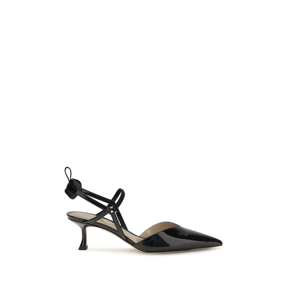 Fendi Black Patent Leather High Heel Pumps