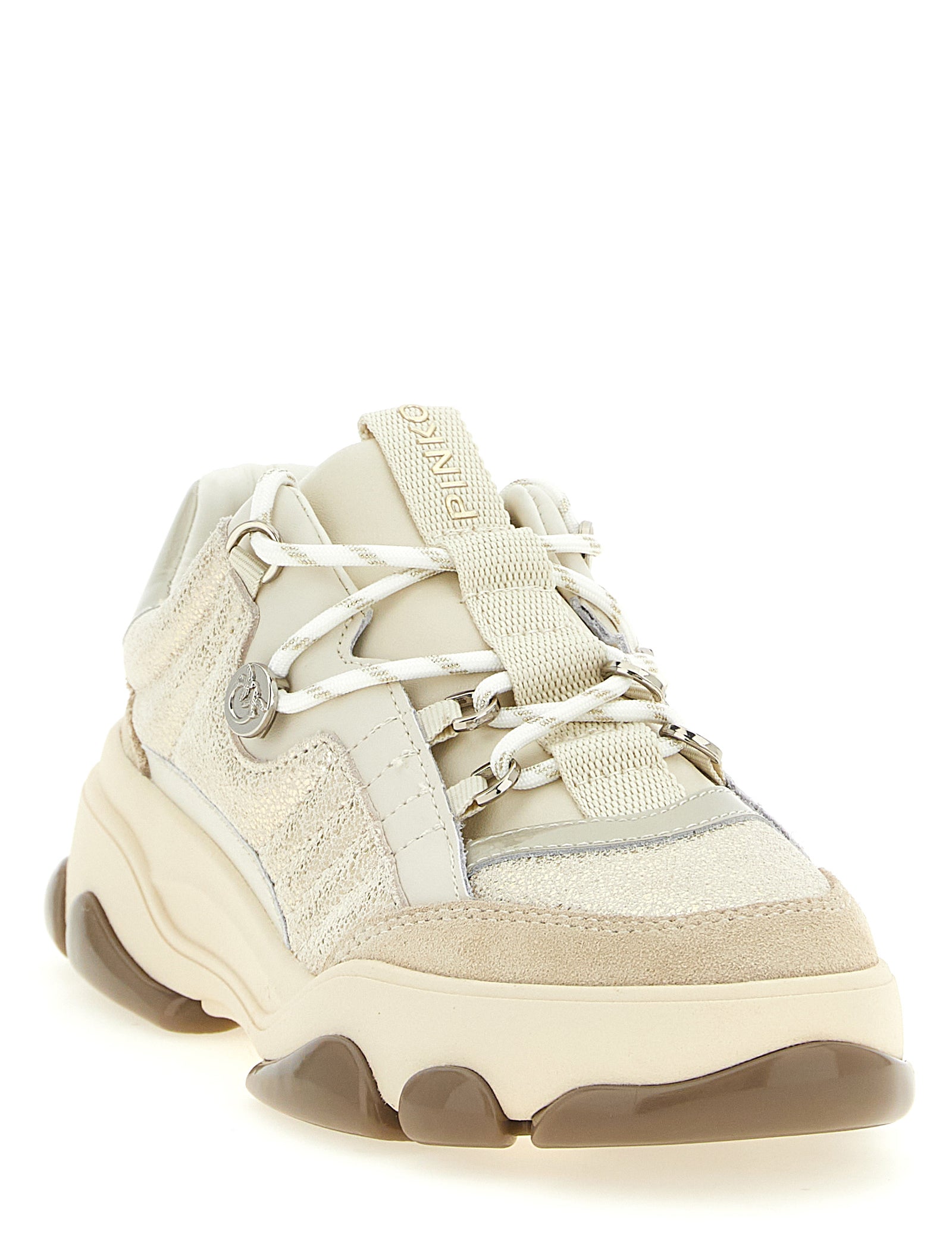 PINKO Multicolor Cowhide Chunky Sneakers