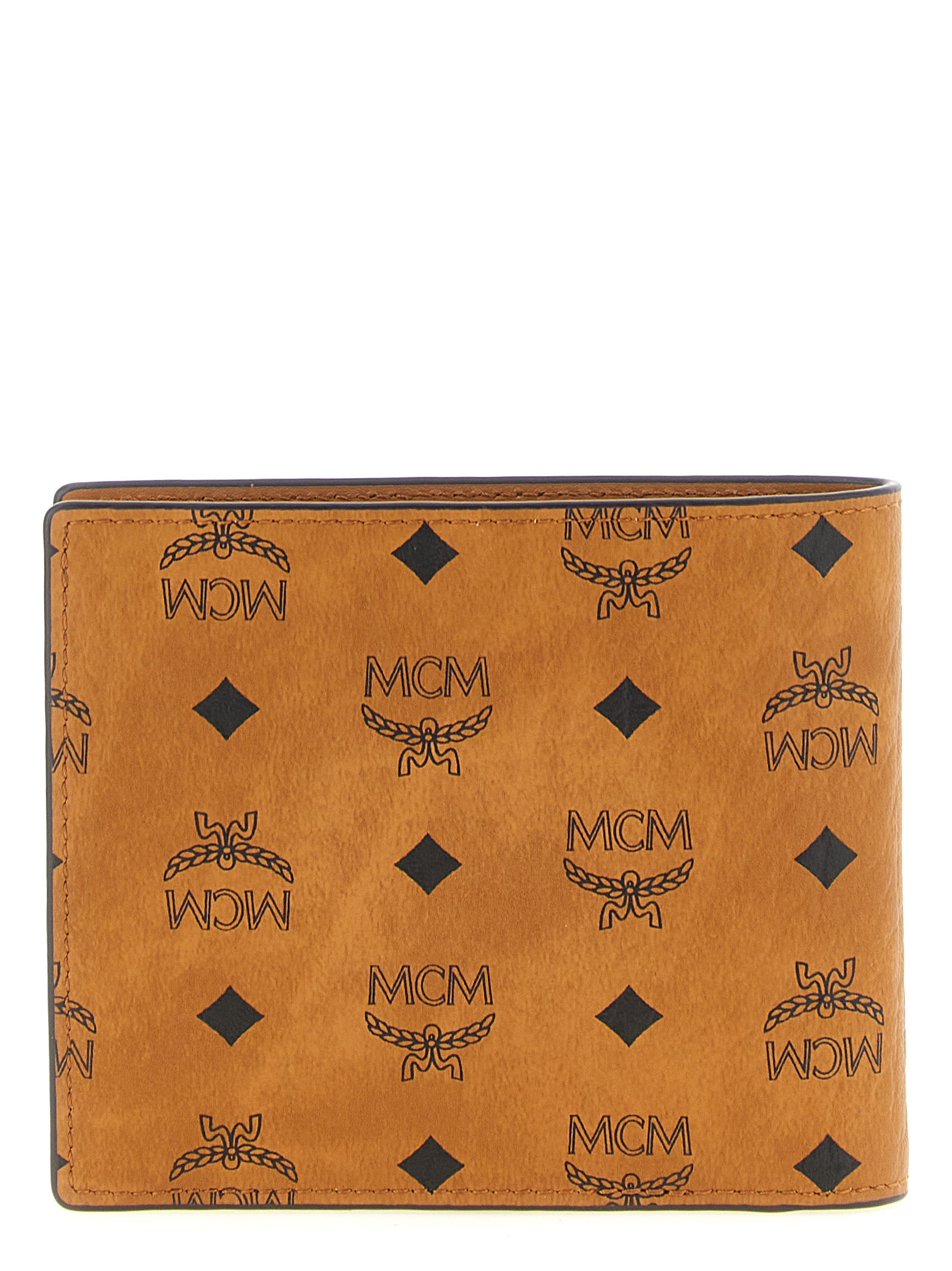 MCM Brown Polyurethane Wallet