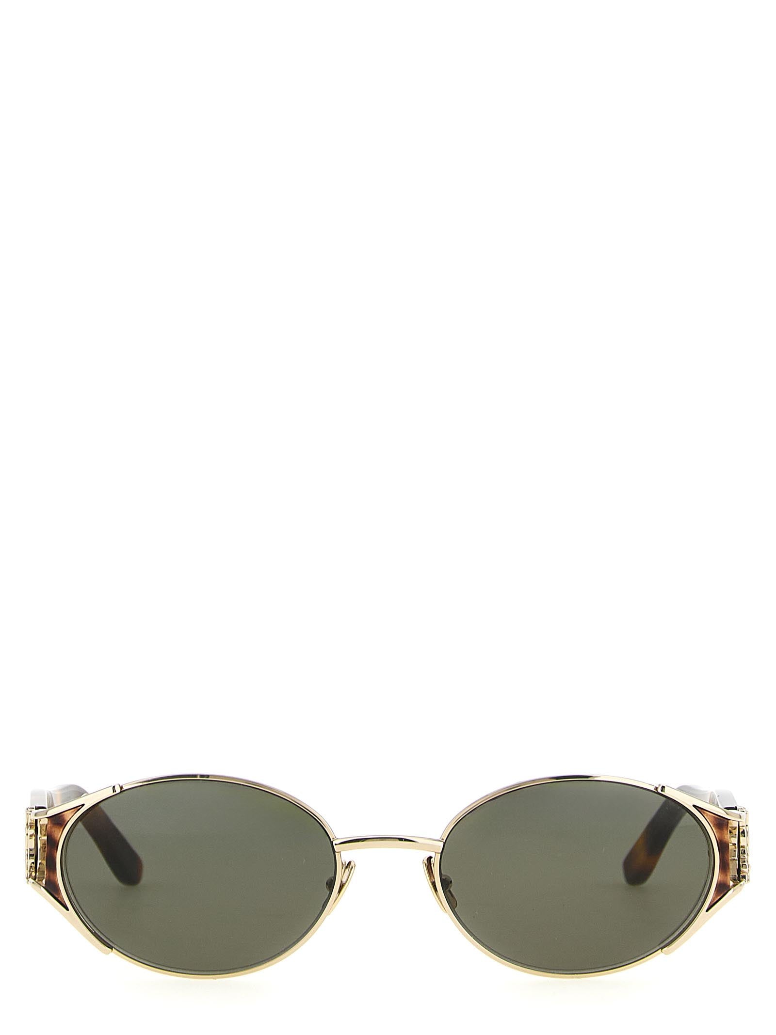 Saint Laurent Brown Acetate Sunglasses