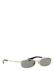 Saint Laurent Gray Acetate Sunglasses