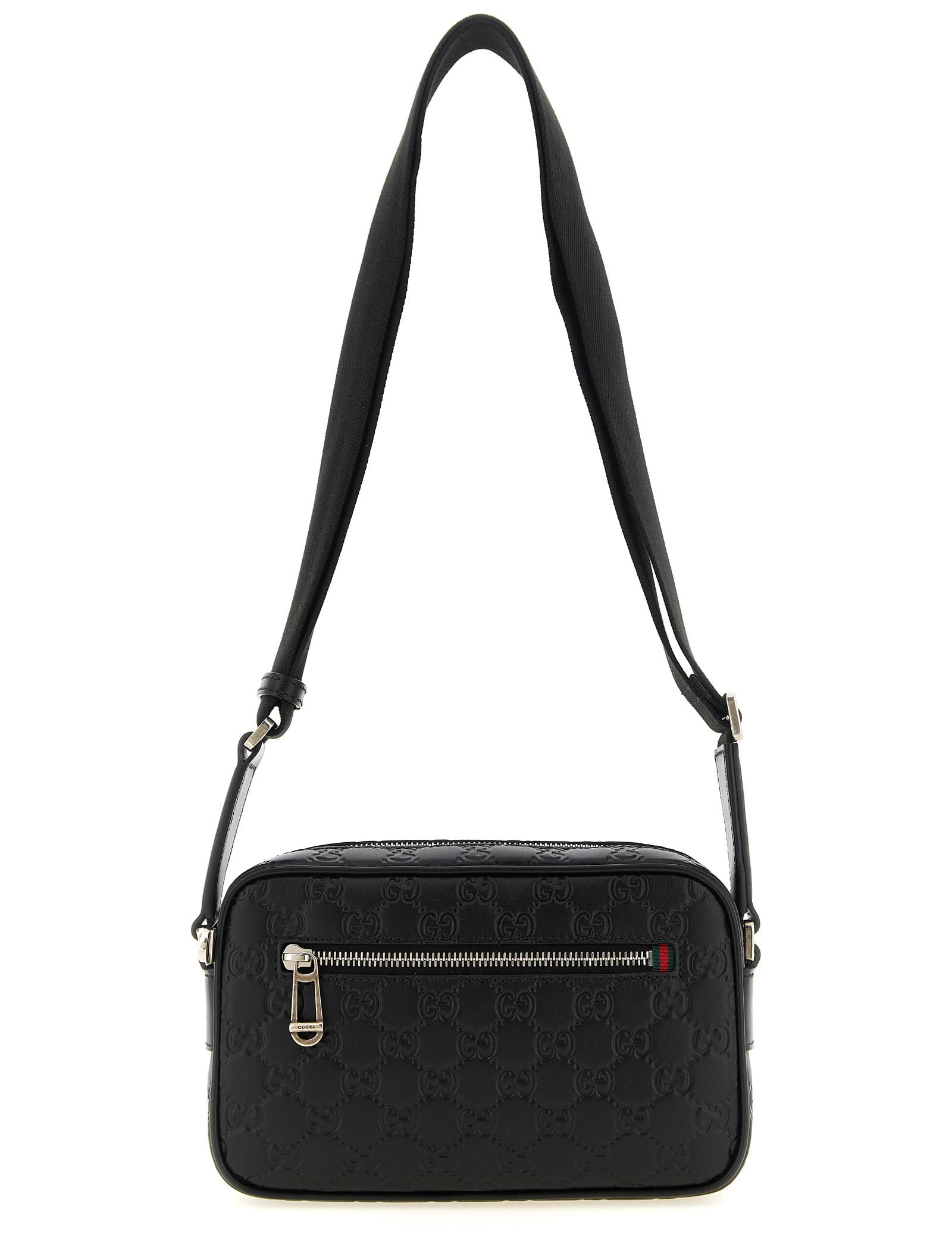 Gucci Black Calfskin Crossbody Bag