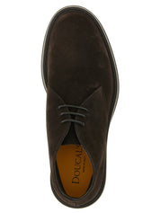 Doucal's Brown Lamb Leather Ankle Boots