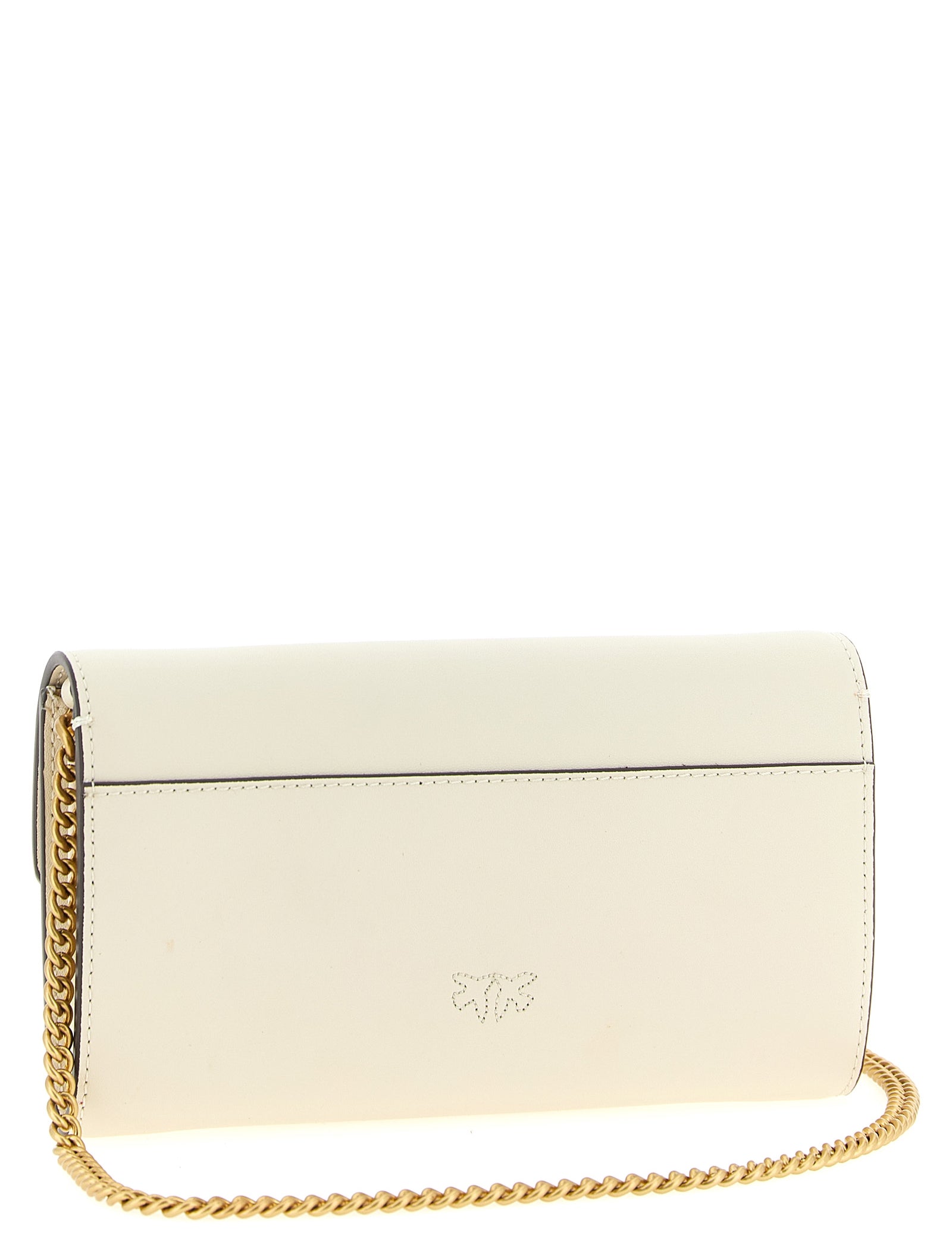 PINKO White Calfskin Cardholders
