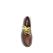 Prada Brown Calf Leather Loafers