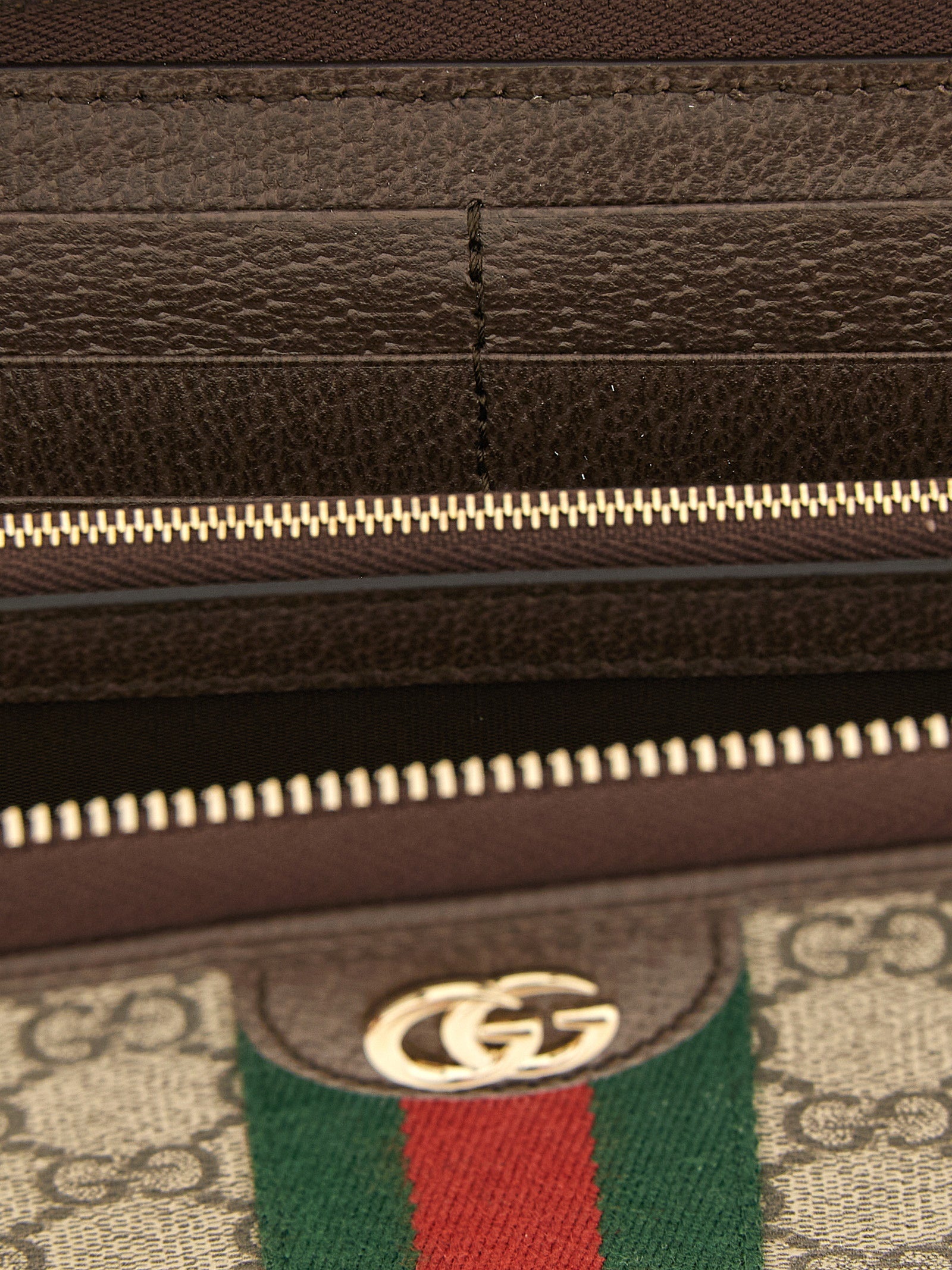 Gucci Brown Polyurethane Cardholder