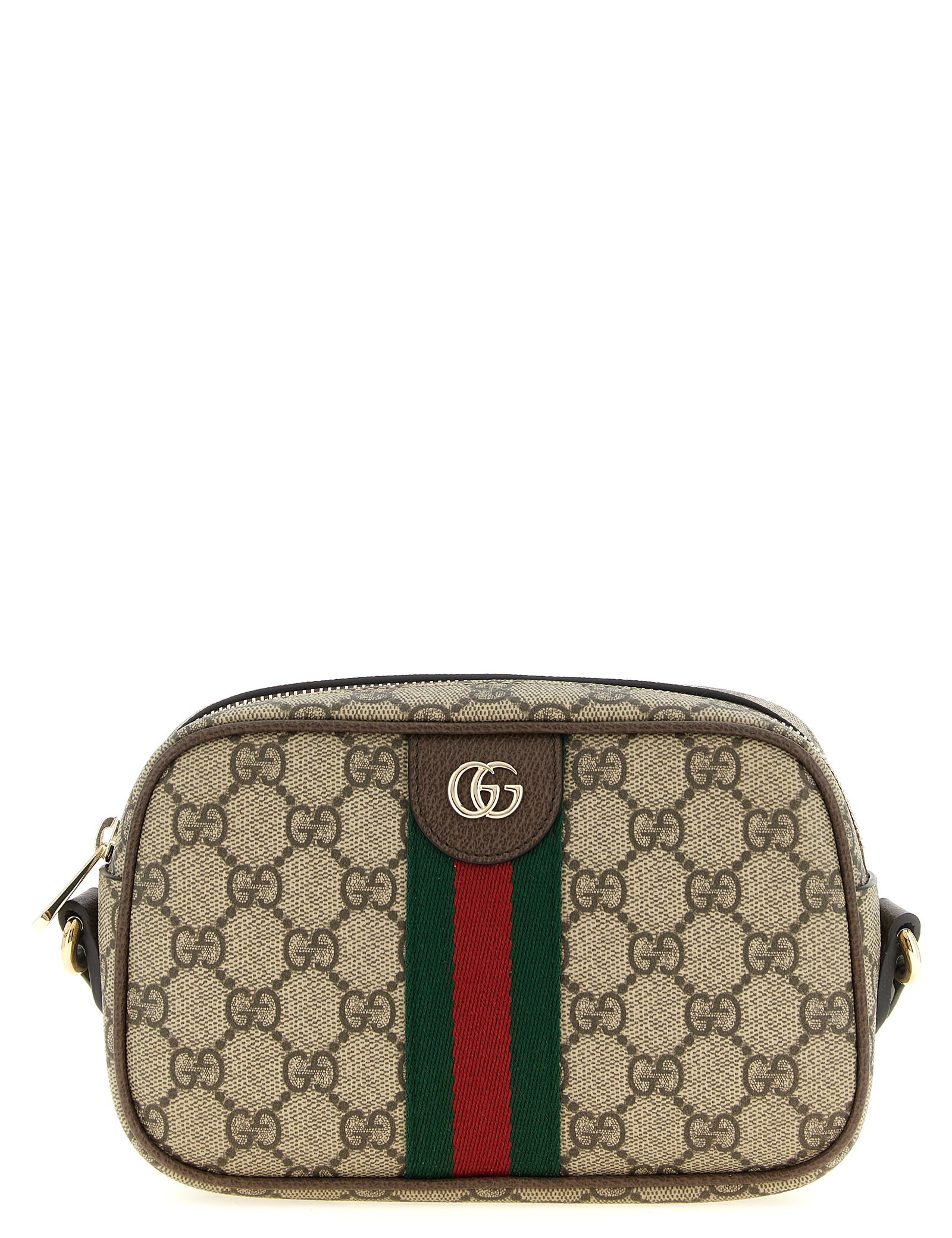 Gucci Brown Polyurethane Crossbody Bag