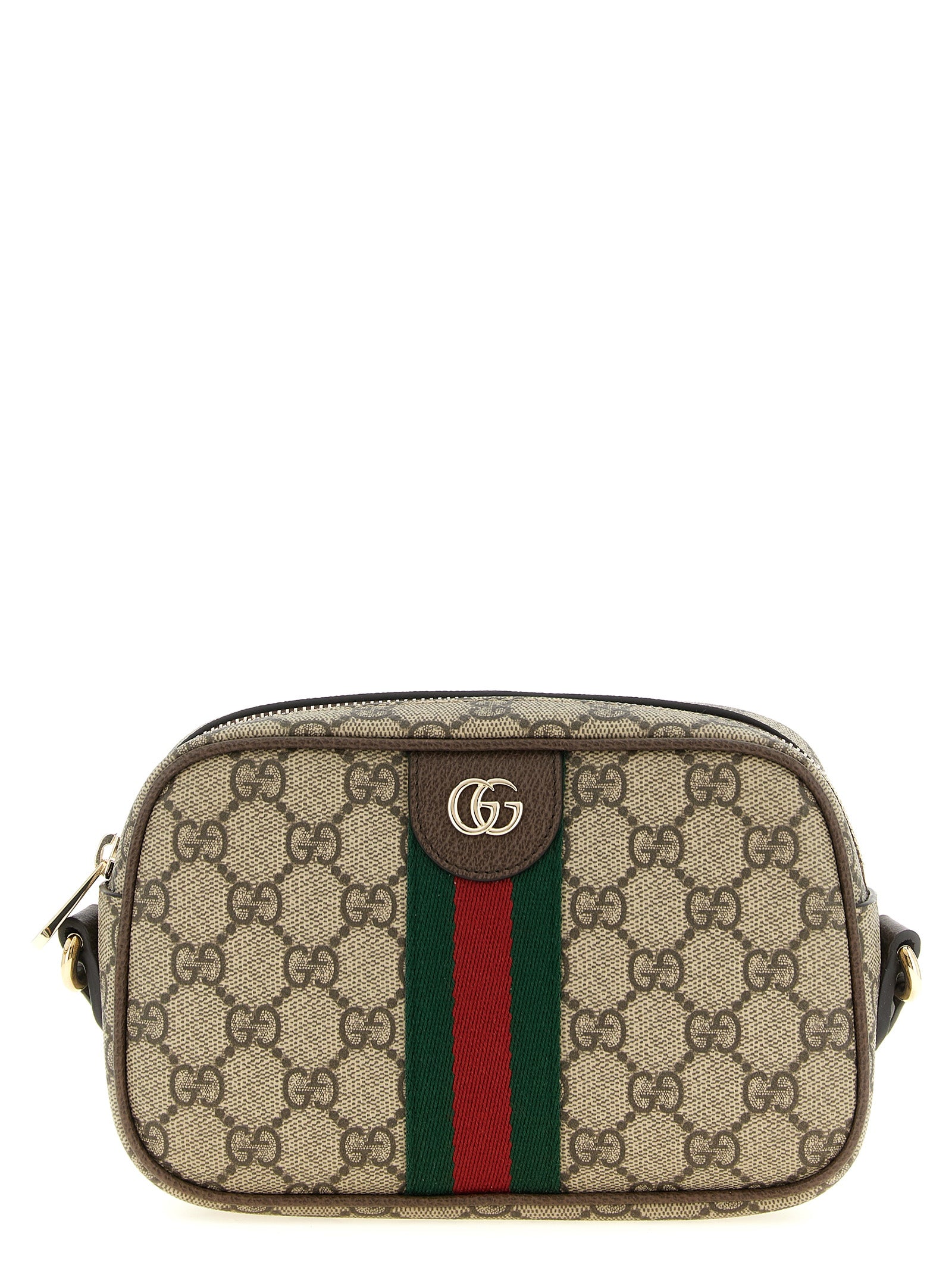 Gucci Brown Polyurethane Crossbody Bag