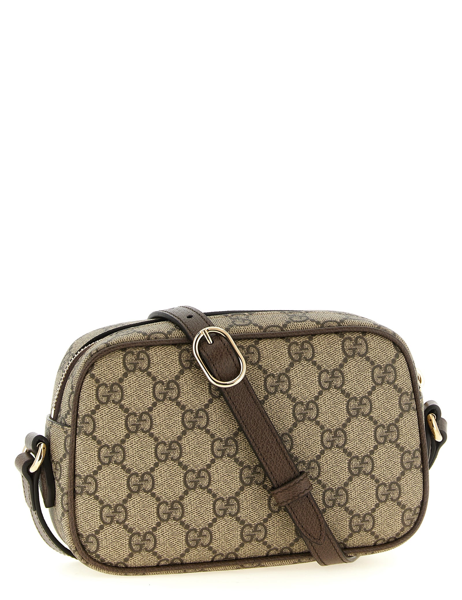 Gucci Brown Polyurethane Crossbody Bag