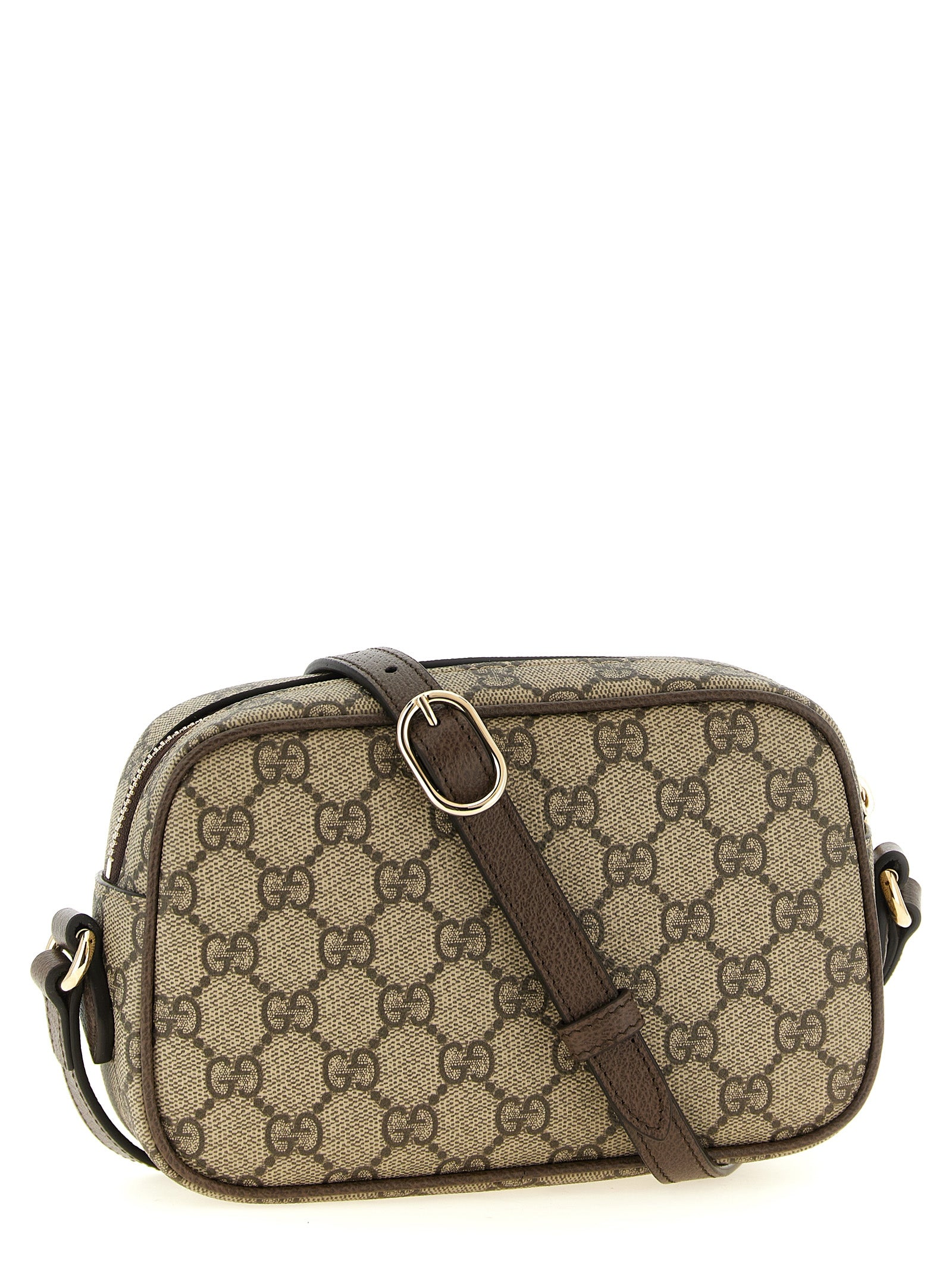 Gucci Brown Polyurethane Crossbody Bag