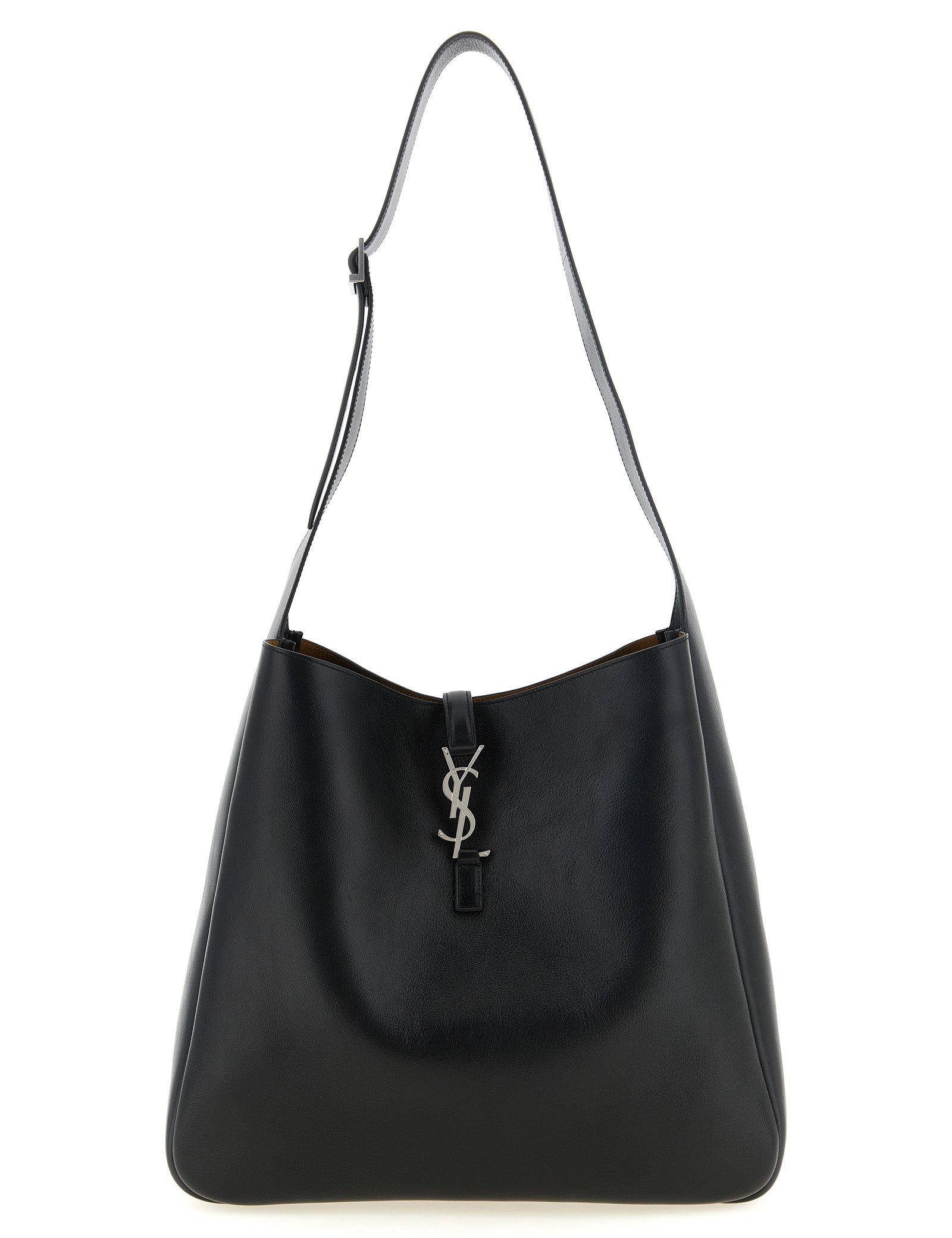 Saint Laurent Black Calfskin Shoulder Bags