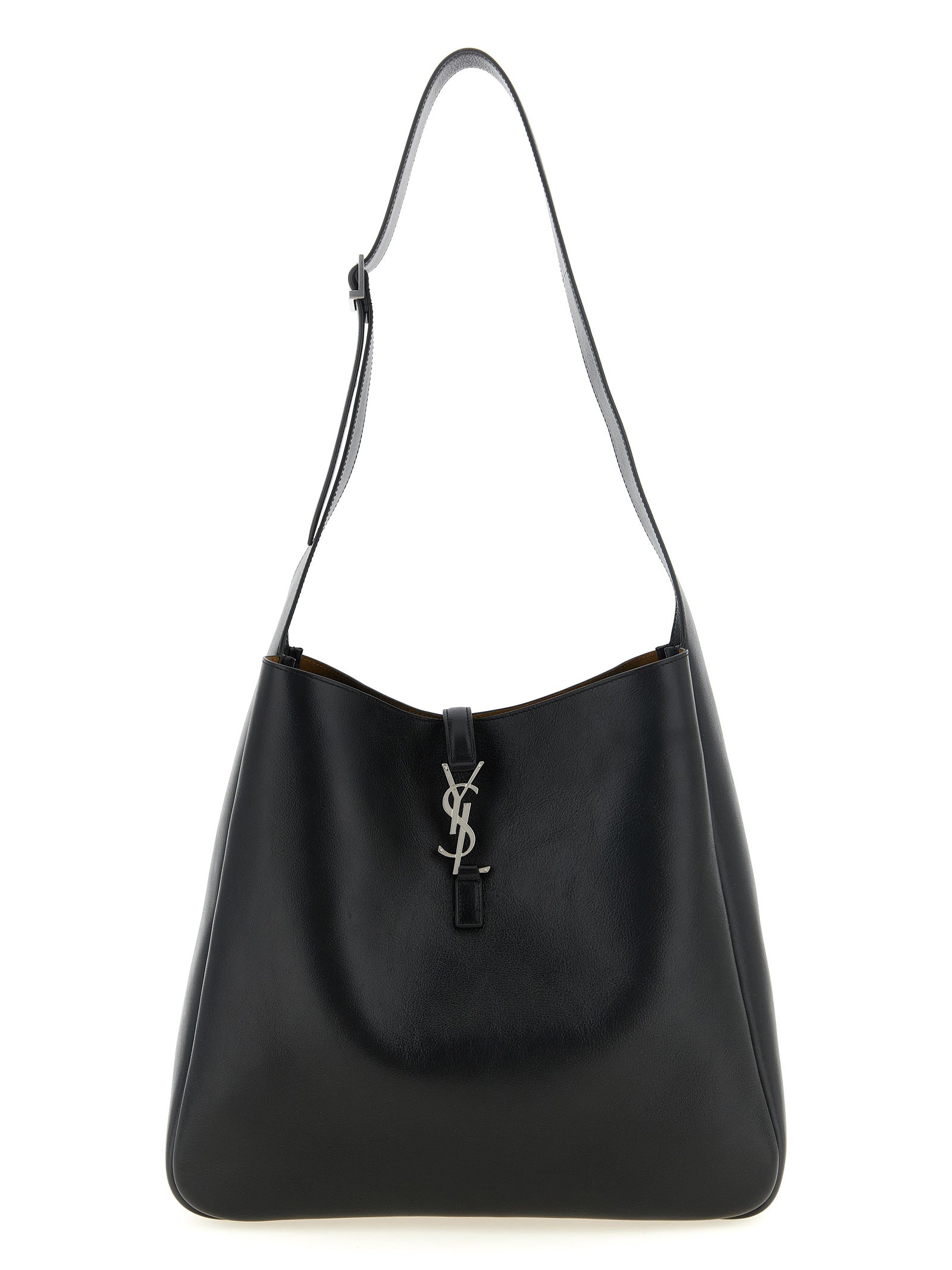 Saint Laurent Black Calfskin Shoulder Bags