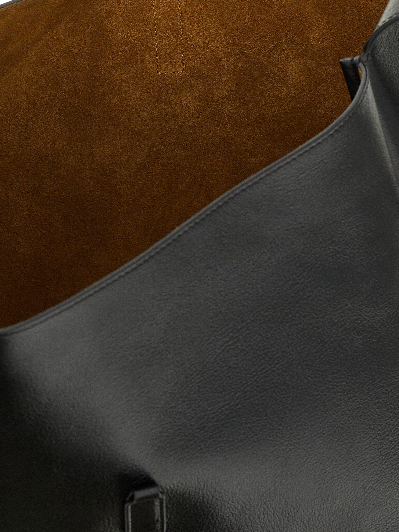 Saint Laurent Black Calfskin Shoulder Bags