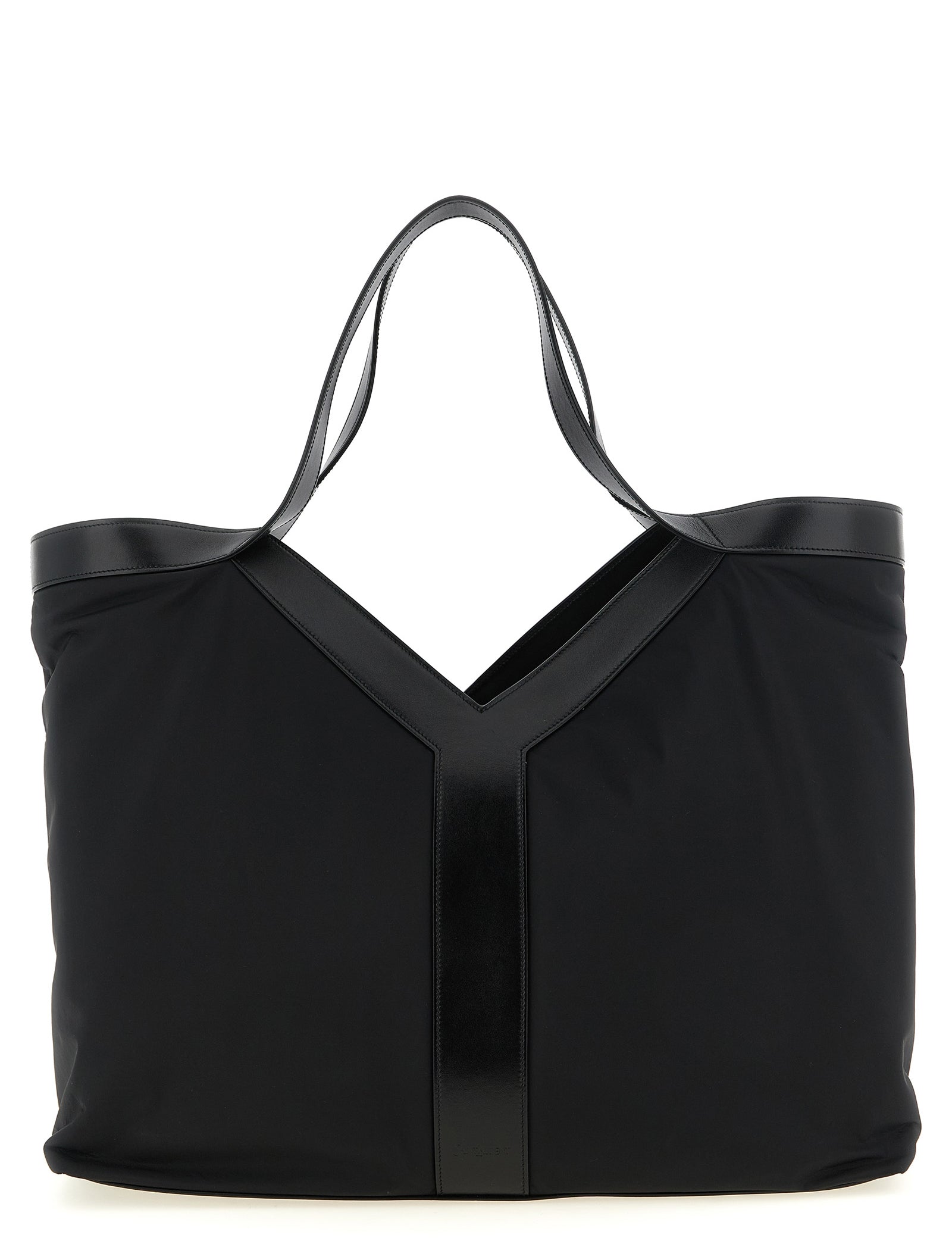 Saint Laurent Black Calfskin Tote Bag