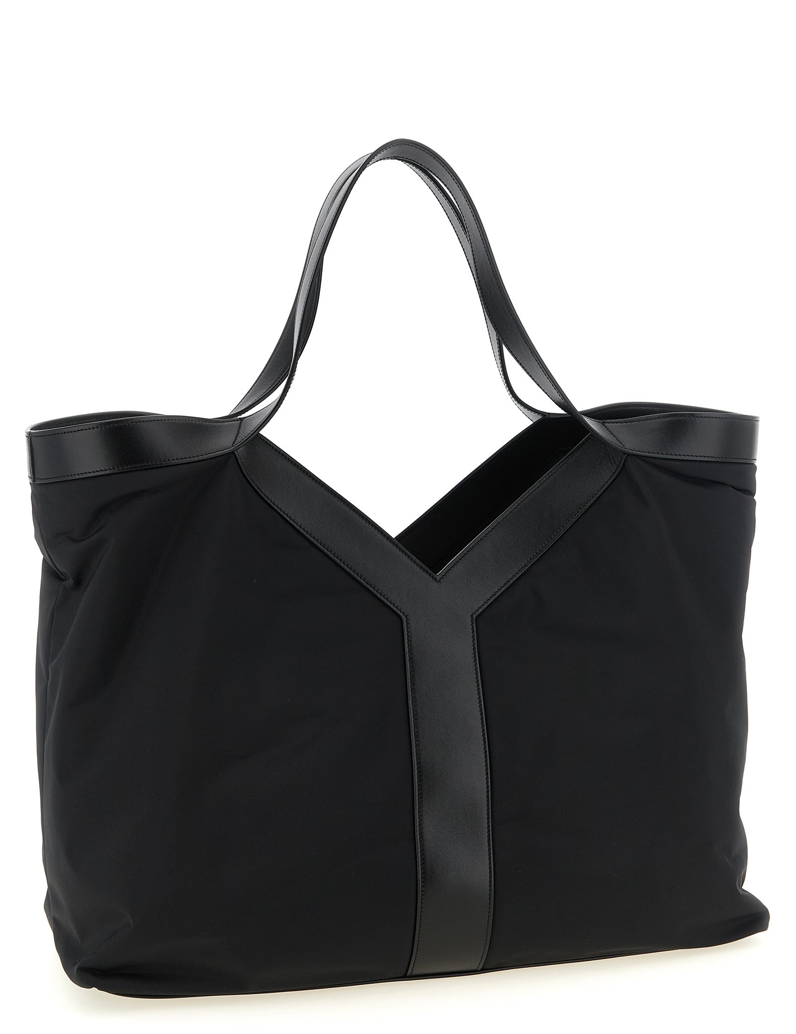 Saint Laurent Black Calfskin Tote Bag