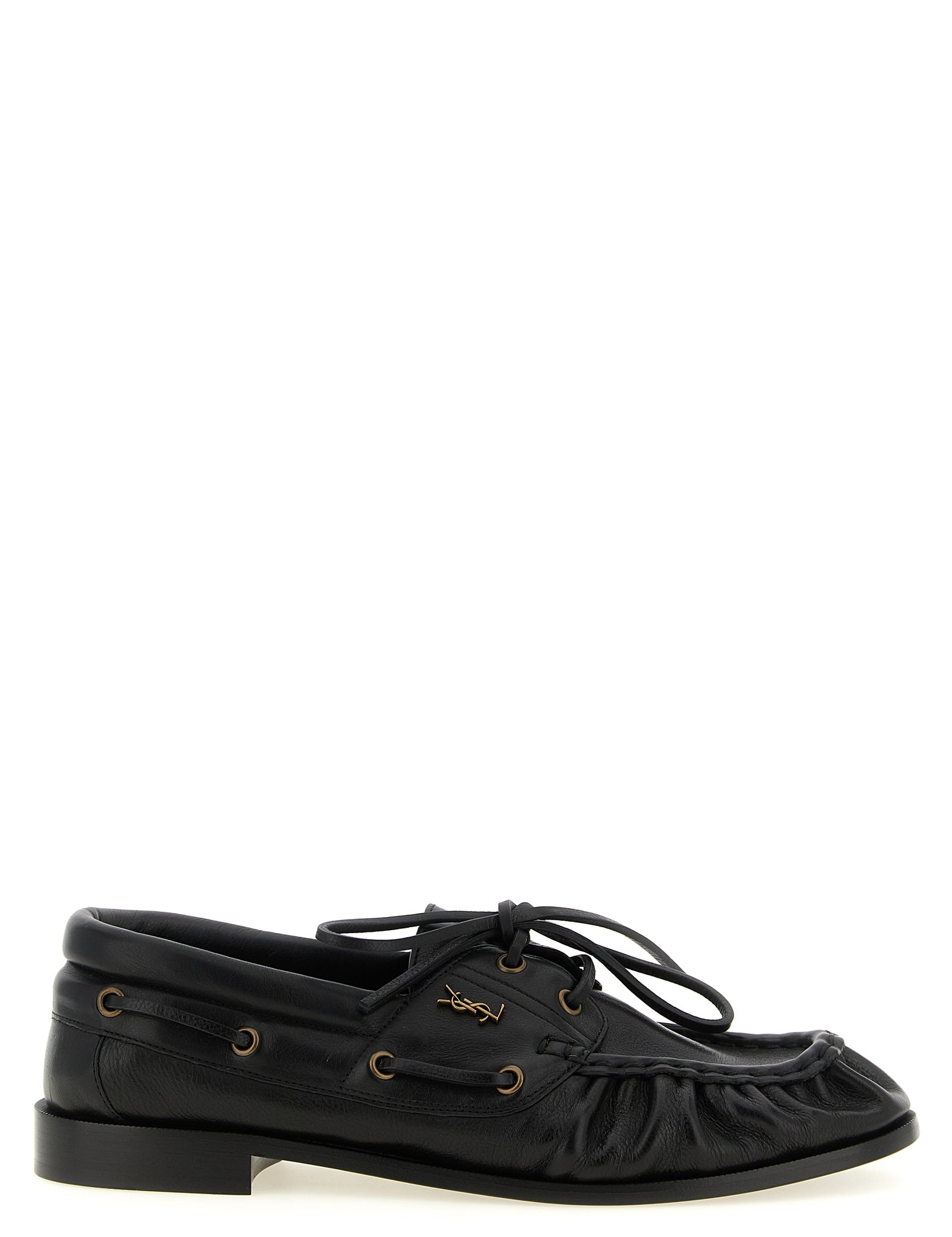 Saint Laurent Black Calfskin Loafers