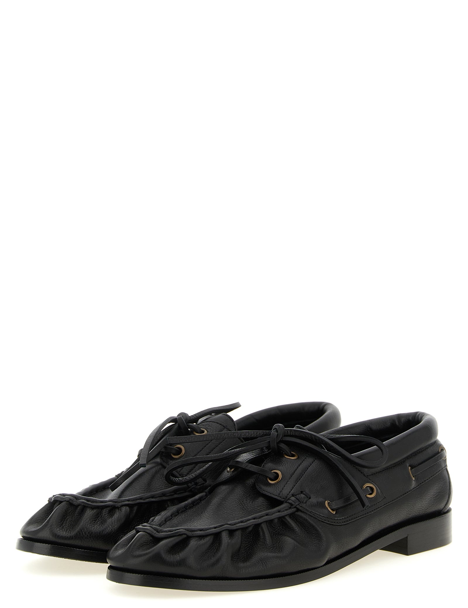 Saint Laurent Black Calfskin Loafers