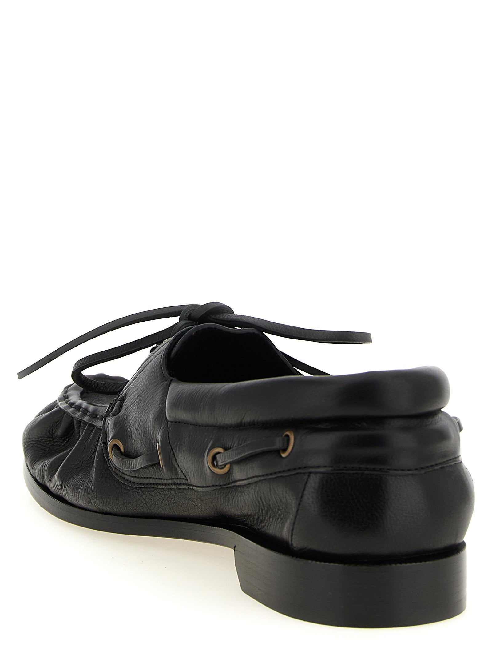 Saint Laurent Black Calfskin Loafers