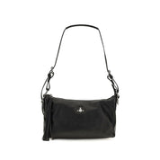 Vivienne Westwood Black Lambskin Shoulder Bag