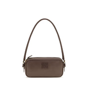 Miu Miu Brown Calf Leather Shoulder Bag