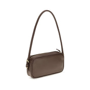 Miu Miu Brown Calf Leather Shoulder Bag