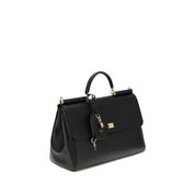 Dolce & Gabbana Black Calf Leather Shoulder Bag