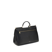 Dolce & Gabbana Black Calf Leather Shoulder Bag