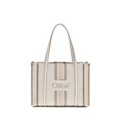 Chloé Beige Cotton Canvas Tote Bag