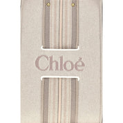 Chloé Beige Cotton Canvas Tote Bag