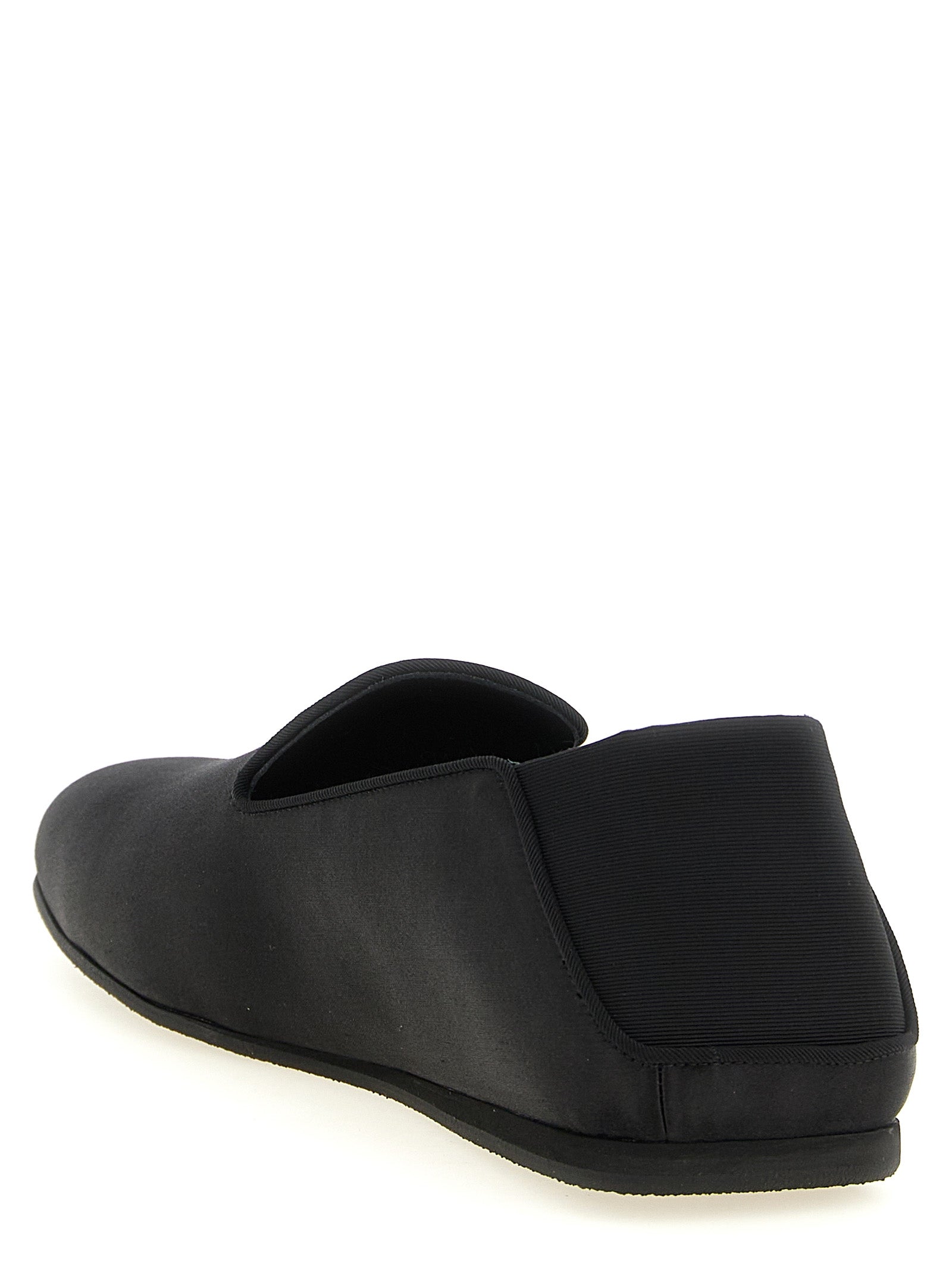 Giuseppe Zanotti Black Viscose Loafers