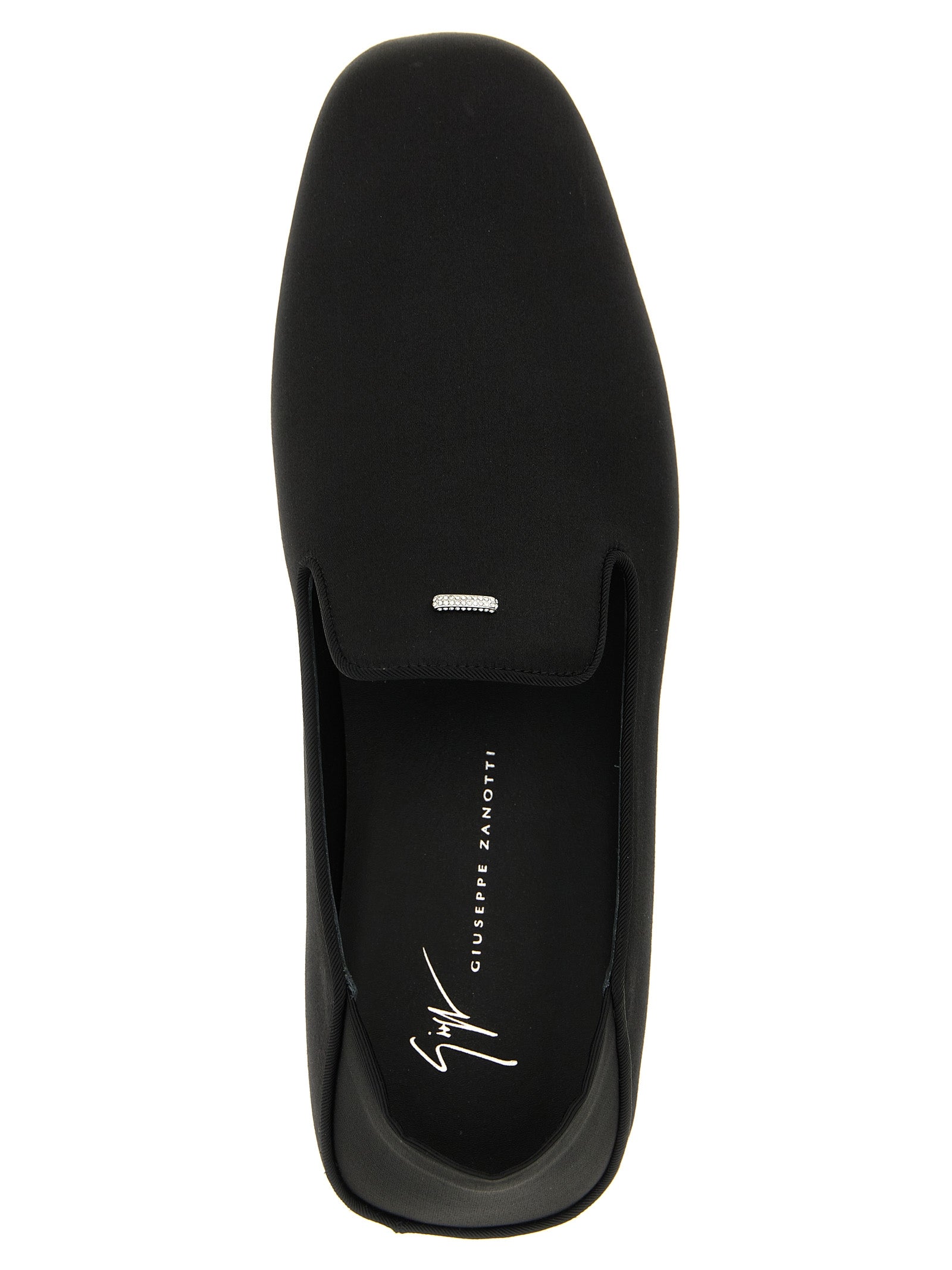 Giuseppe Zanotti Black Viscose Loafers