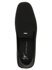 Giuseppe Zanotti Black Viscose Loafers