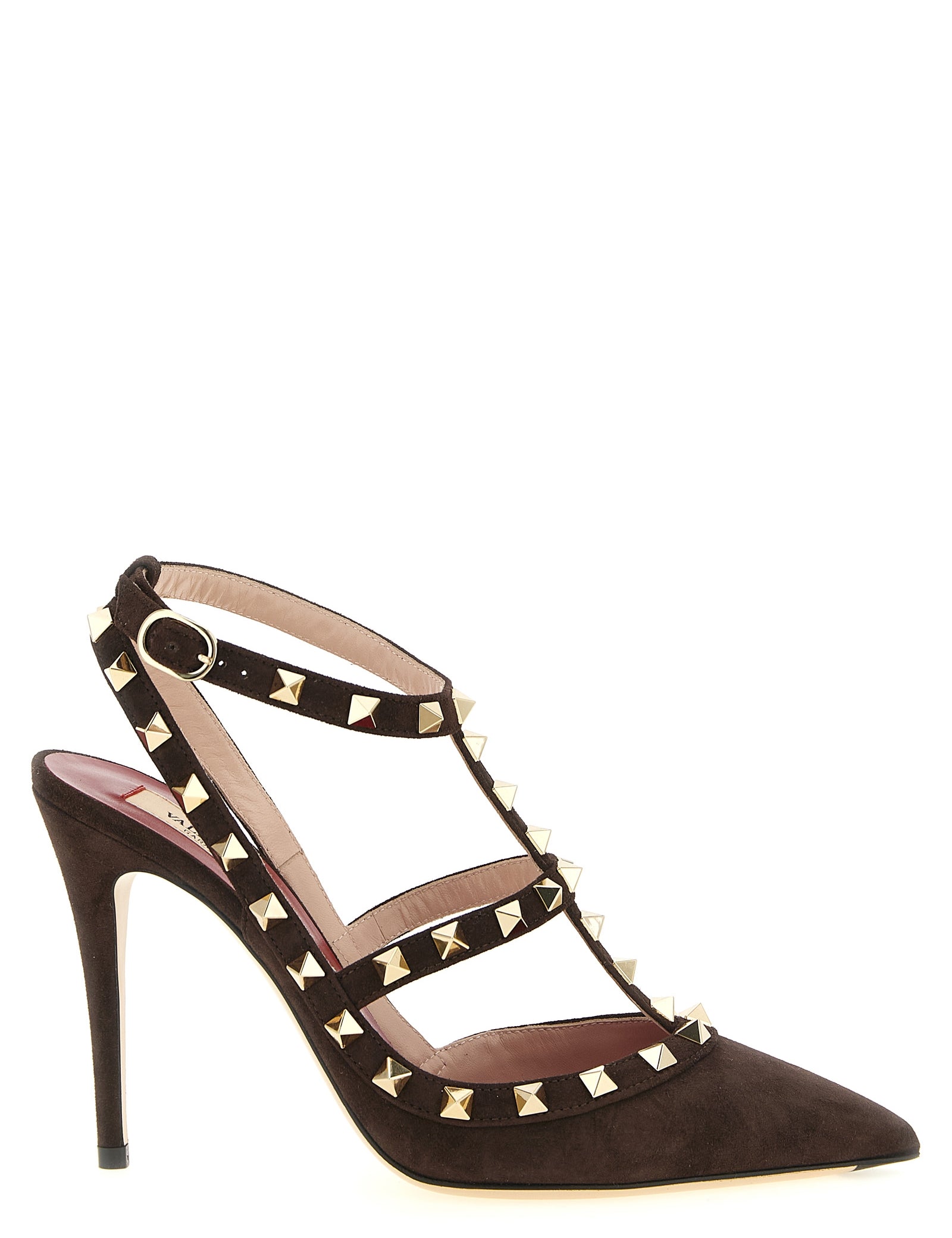 Valentino Garavani Brown Calfskin Pumps