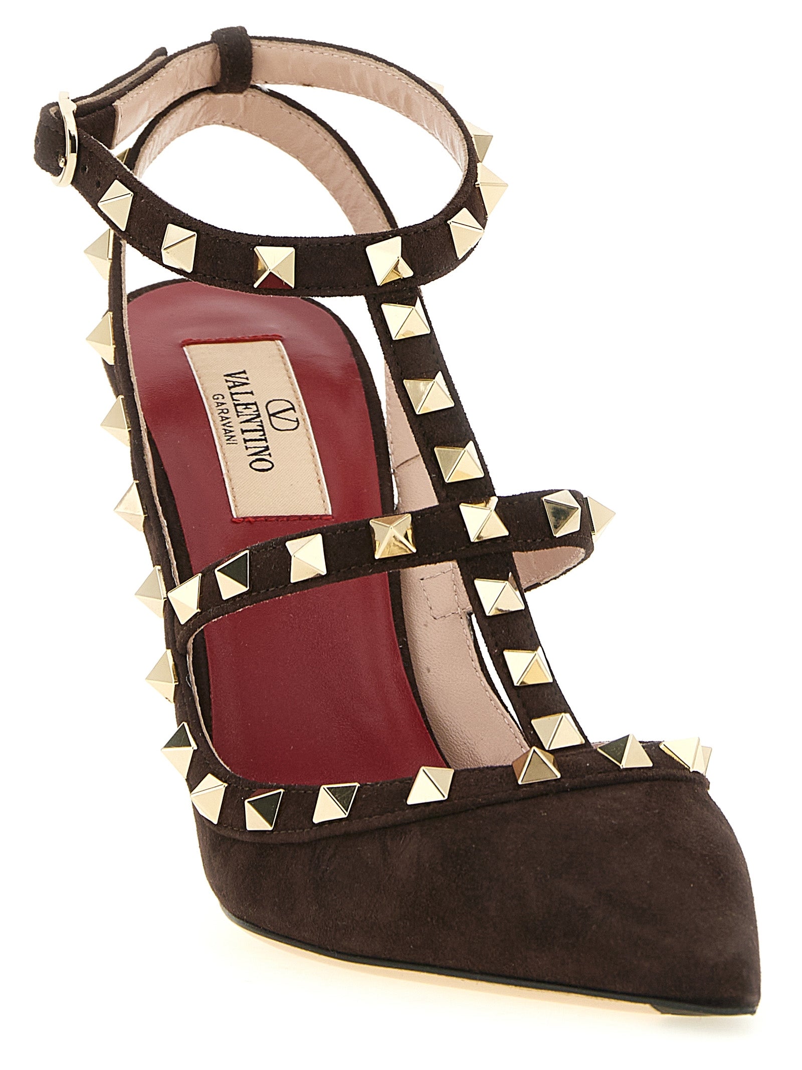 Valentino Garavani Brown Calfskin Pumps