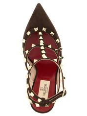 Valentino Garavani Brown Calfskin Pumps