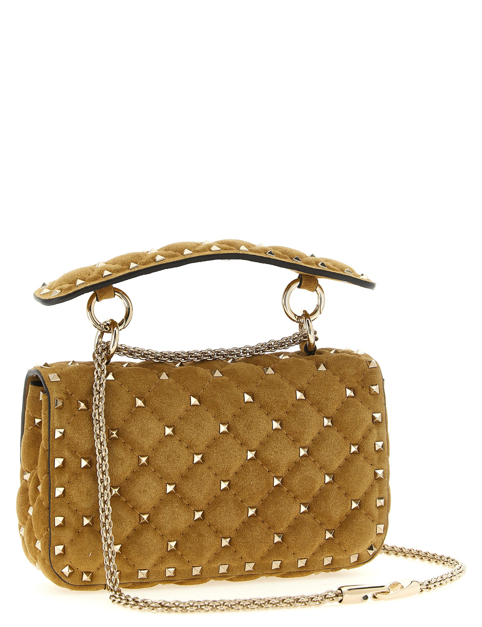 Valentino Garavani Beige Calfskin Shoulder Bag