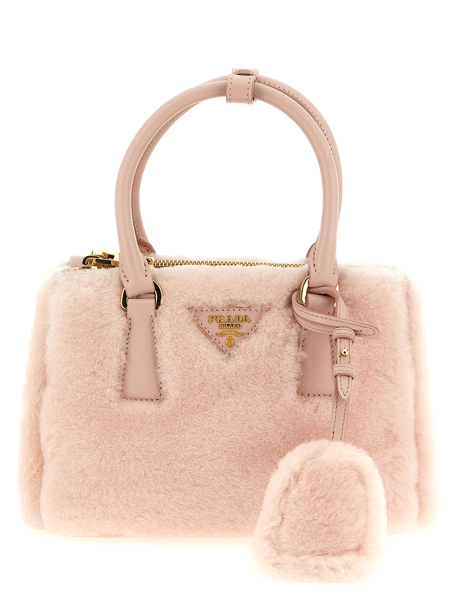 Prada Pink Lamb Leather Mini Handbag