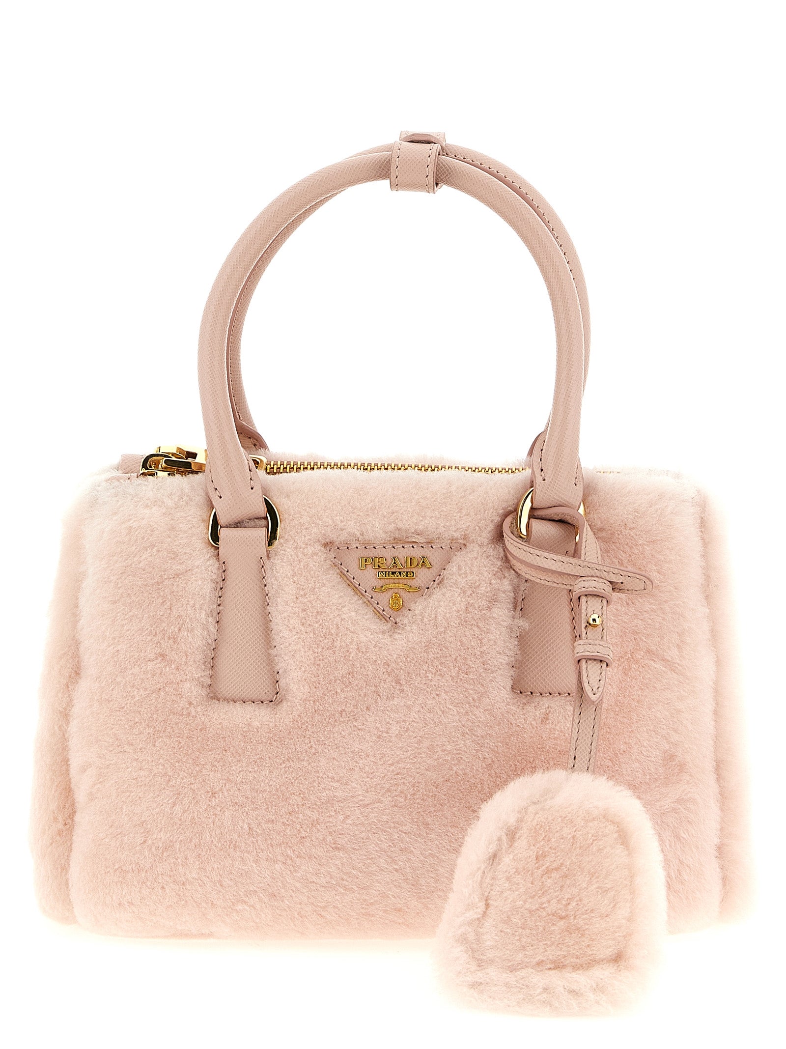 Prada Pink Lamb Leather Mini Handbag