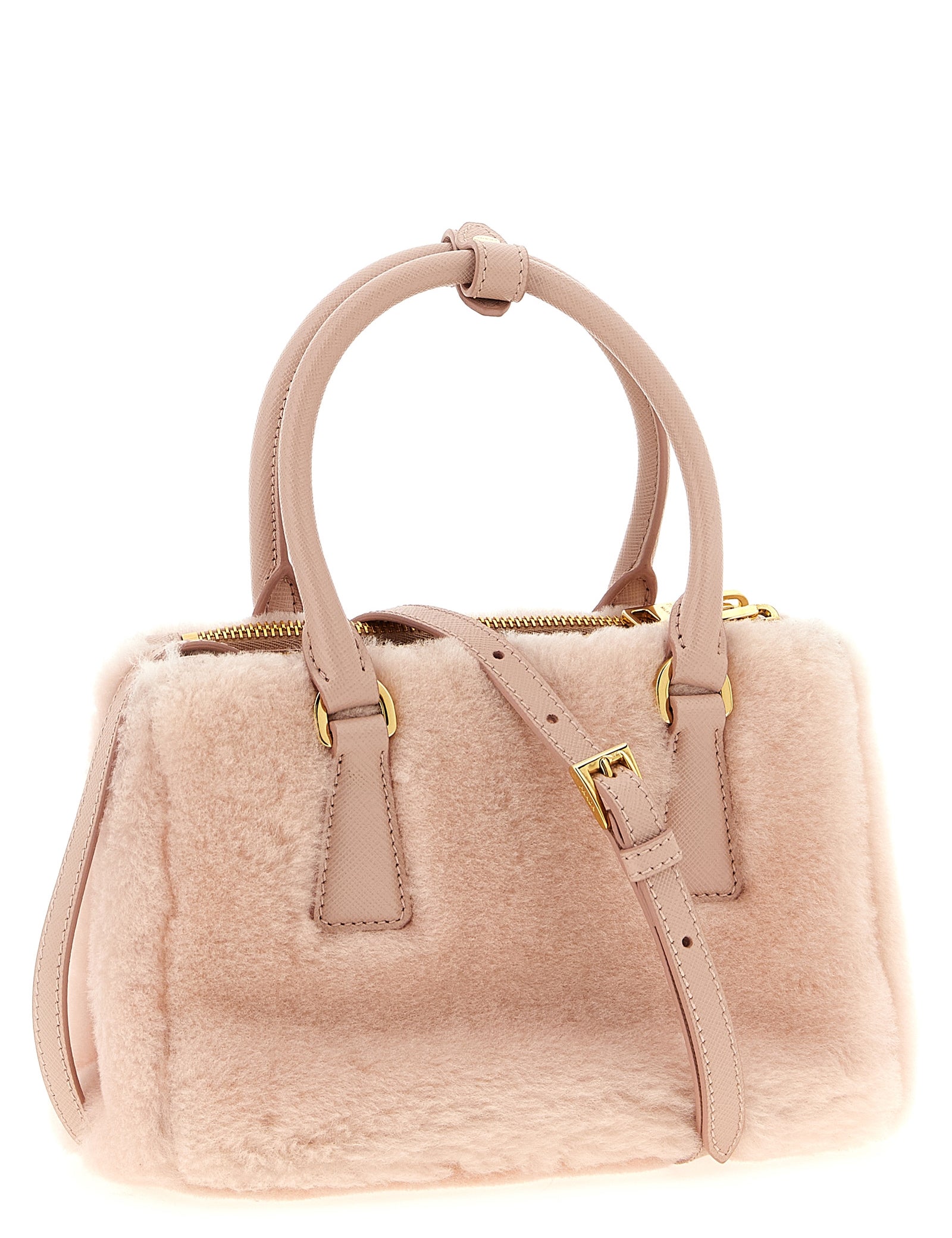 Prada Pink Lamb Leather Mini Handbag