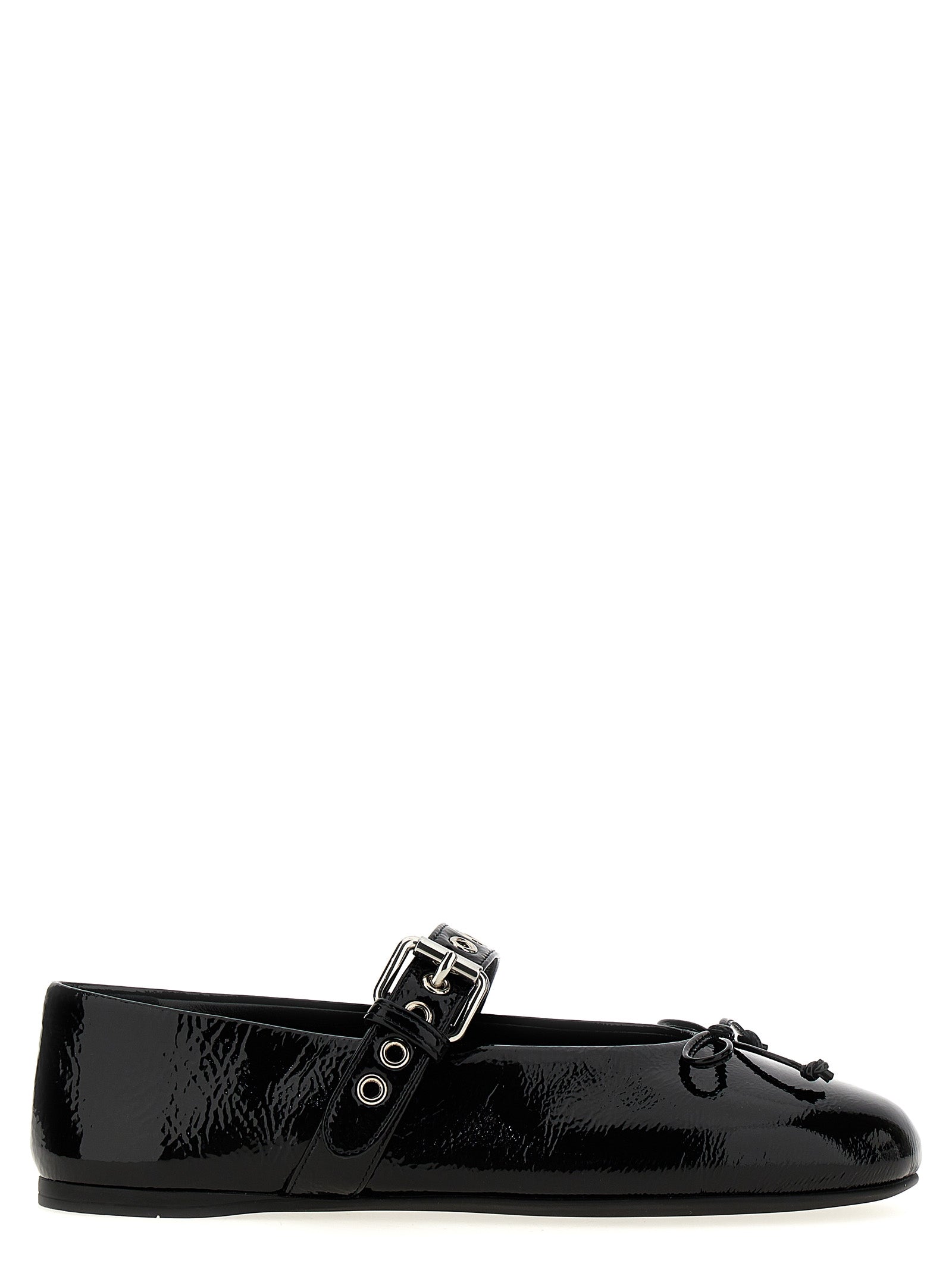 Miu Miu Black Calfskin Flats