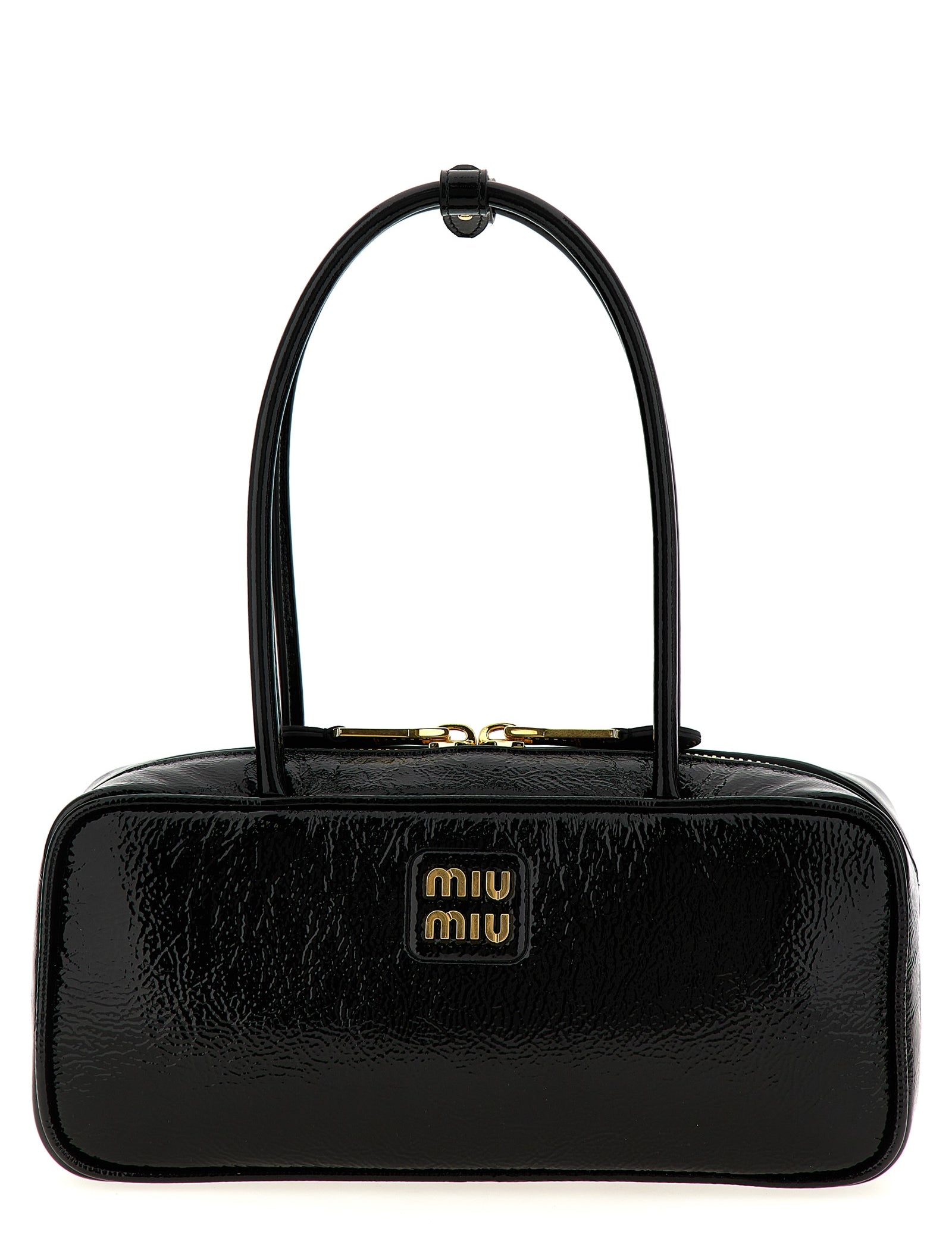 Miu Miu Black Lamb Leather Handbags
