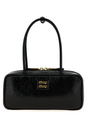 Miu Miu Black Lamb Leather Handbags