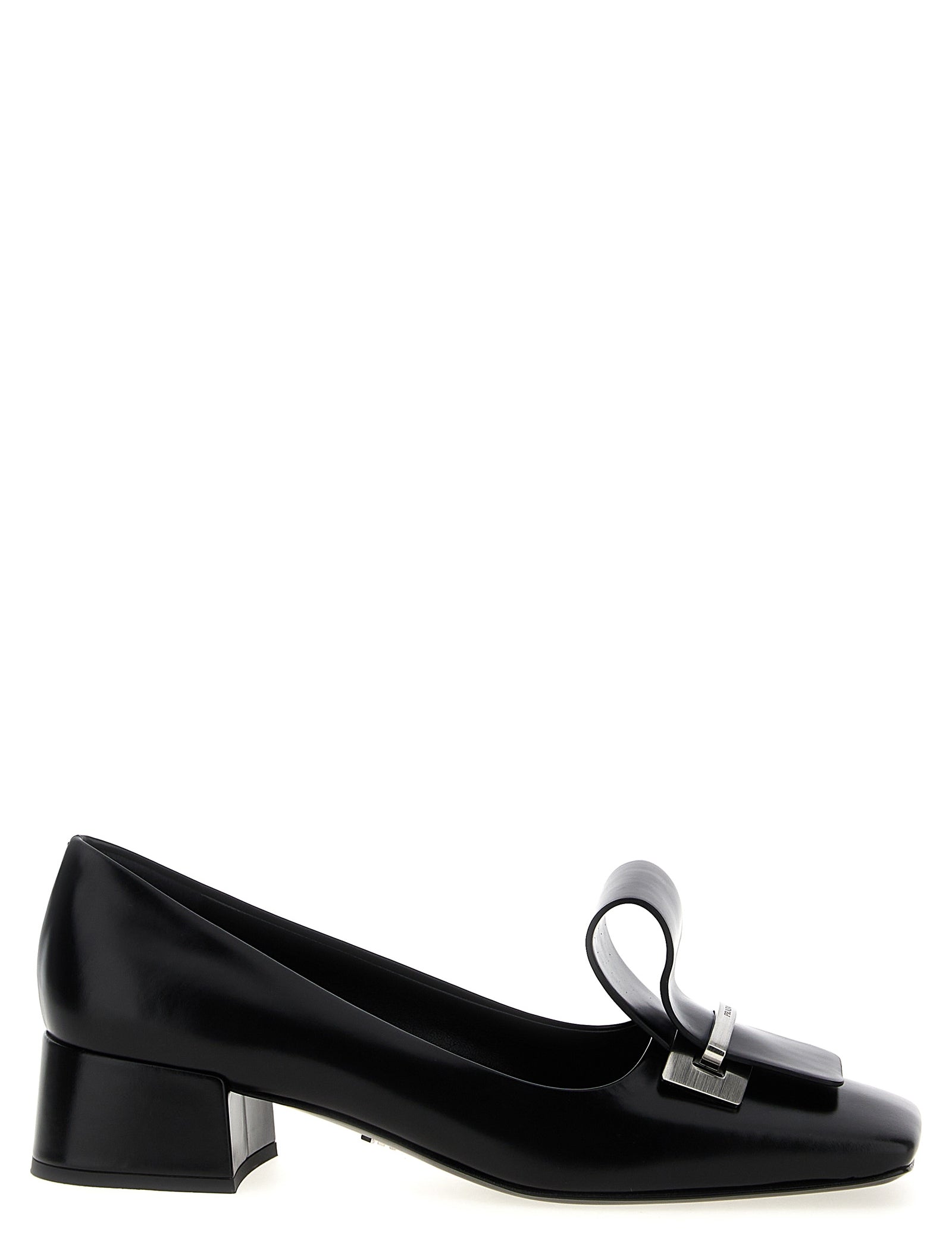 Prada Black Calfskin Pumps