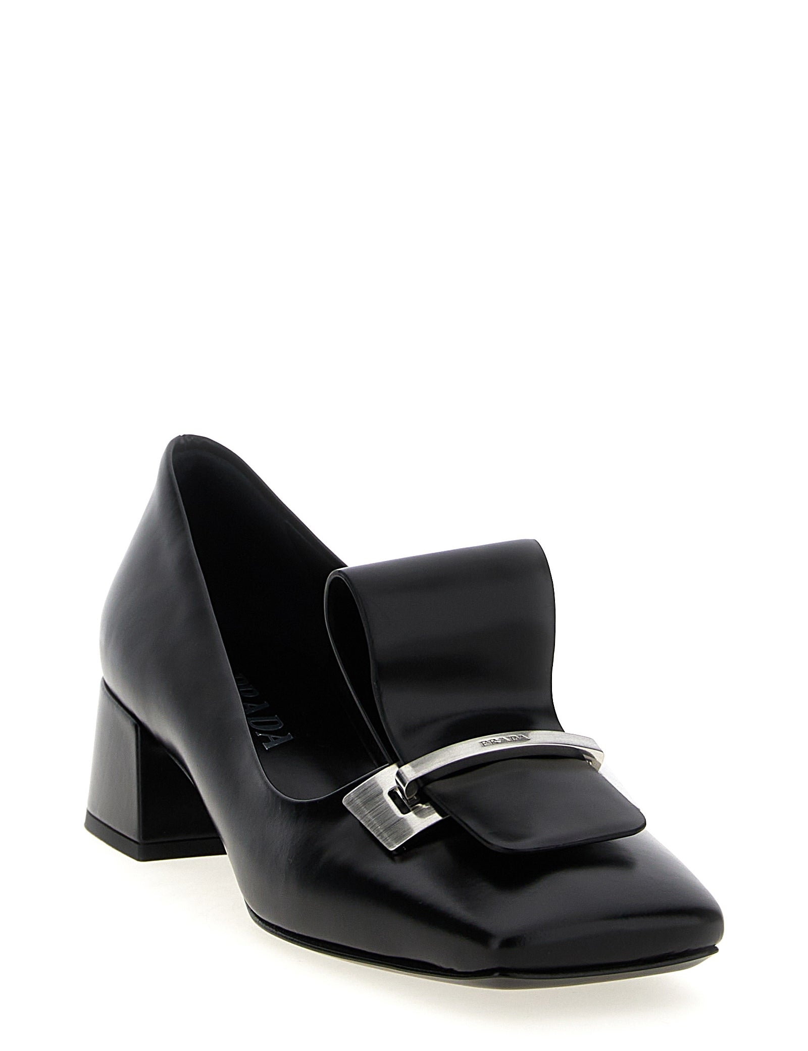 Prada Black Calfskin Pumps