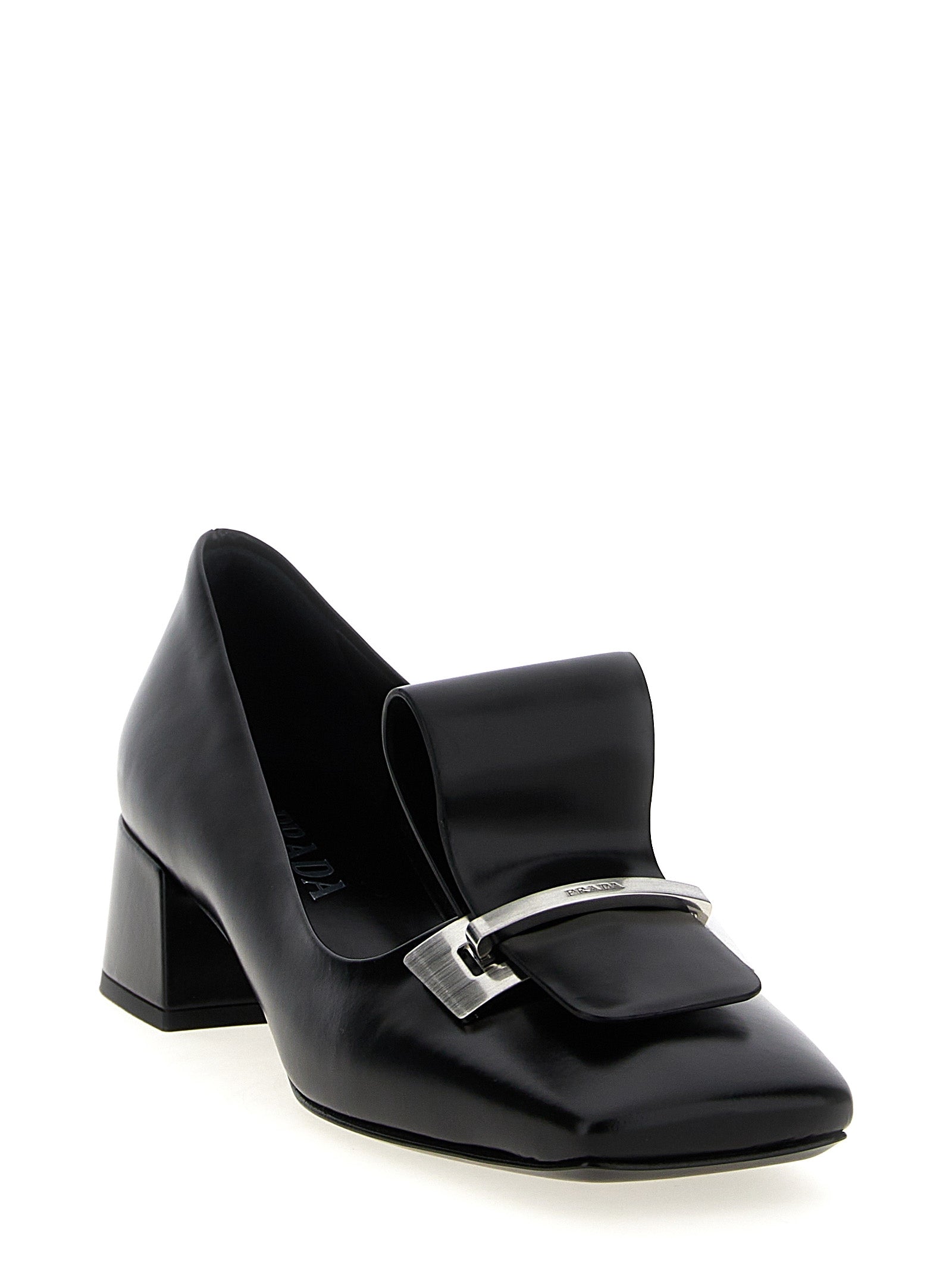 Prada Black Calfskin Pumps