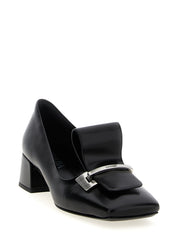 Prada Black Calfskin Pumps