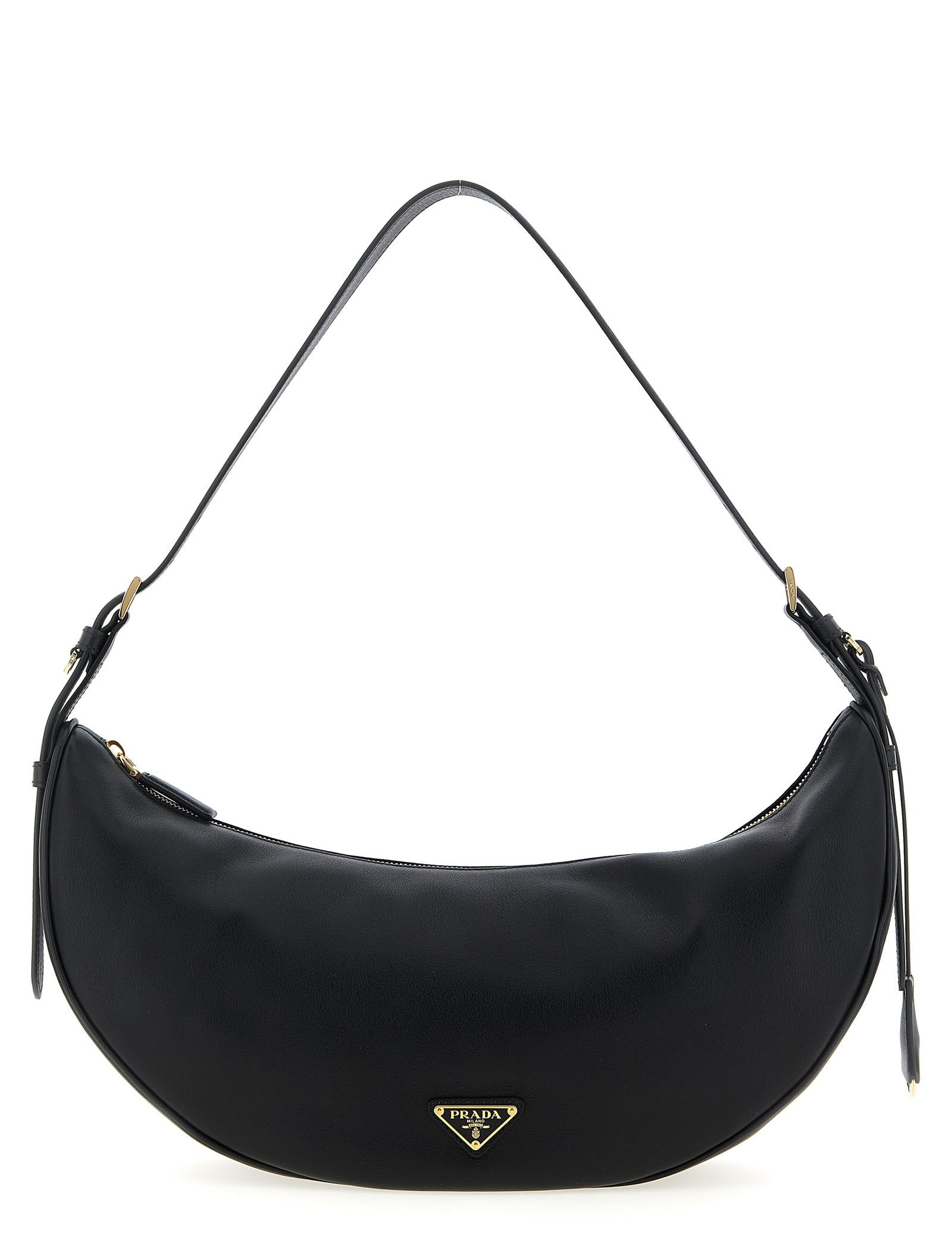 Prada Black Calfskin Shoulder Bag